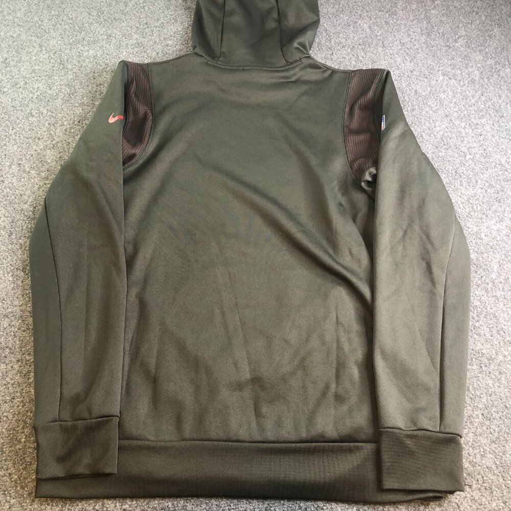 Nike Tampa Bay Buccaneers Hoodie Mens Medium Gray On Field NFL DriFit - Picture 10 of 12